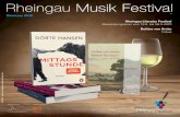 Rheingau Musik Festival › fileadmin › ... · zum Jahresbestseller 2015. 20,– Euro* L 7 22.9. Sonntag, 11.00 Uhr Burg Schwarzenstein, Geisenheim-Johannisberg Ulrich Noethen Der