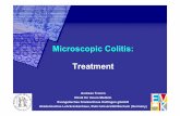 Microscopic Colitis: Treatment - Falk Aktuell · 2017-10-13 · Microscopic Colitis – Clinical course Clinical course and prognosis in collagenous colitis n=24 patients (Bonderup