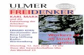 ;G:> 9:C@:G - Freidenkerinnen & Freidenker Ulm/Neu …...Erhard Korn, Vorsitzender der Rosa-Luxemburg-Stiftung Baden-Württemberg, zeigt auf, wie die Arbeiterbewegung im 19. Jh. entstand,