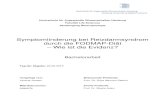 Symptomlinderung bei Reizdarmsyndrom durch die FODMAP-Diät ... · may offer a new therapy option. The diet is based on the theory of an intolerance to FODMAPs (Fermentable Oligo-,