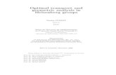 Optimal transport and geometric analysis in Heisenberg groupshss.ulb.uni-bonn.de › 2009 › 1662 › 1662.pdf · 2009-09-08 · Optimal transport and geometric analysis in Heisenberg