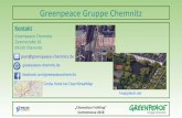 Greenpeace Gruppe Chemnitz · PDF file Greenpeace Gruppe Chemnitz Kontakt Greenpeace Chemnitz Zietenstraße 16 09130 Chemnitz post@greenpeace- greenpeace- ... Greenteams Jugend AGs
