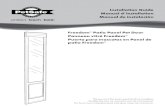 Installation Guide Manuel d’installation Manual de ...pdf.lowes.com/installationguides/729849130982_install.pdf · Puerta para mascotas en Panel de ... • Use a manual screwdriver