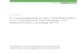 CAP-Analyse: E-Campaigning 2013 · Politik 2.0? Die Wirkung computervermittelter Kommunikation auf den politischen Prozess. Nomos Verlagsgesellschaft, Baden-Baden, 2010, S. 17-41.