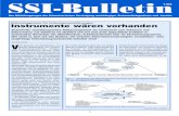 SSI-Bulletin...1 SSI-Bulletin Das Mitteilungsorgan der Schweizerischen Vereinigung unabhängiger Sicherheitsingenieure und -berater 1/03 Von Jürg Liechti V iele Beispiele von Katastrophen