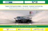 präsentieren Netzwerk-tag SachSeN Sachsenring …...SachSenring live erleben Praxisbeispiele von erfolgreichen Unternehmen Der Netzwerk-Tag Sachsen vermittelt Ihnen in diesem Jahr