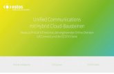 Unified Communications mit Hybrid Cloud-Bausteinen€¦ · • Innovaphone • Auerswald • BroadSoft BroadWorks Cloud PBX Ausgewählte TK-Anlagen –SIP TN Anschaltung ... VideoChat