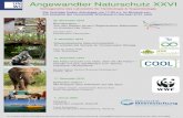 Angewandter Naturschutz XXVI - uni-wuerzburg.deDr. Frauke Fischer Zoologie III, Biozentrum, Am Hubland, 97074 Würzburg, fischer@biozentrum.uni -wuerzburg.de Tel. 0931 318 4365 26.