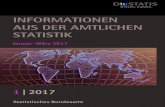 Informationen aus der amtlichen Statistik - Heft 1/2017€¦ · Data Consumption: The Experience from the European Statistical System“ präsentierte Michael Neutze interaktive Datenvisualisierungen