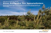 Windenergie im Wald Eine Aufgabe für Spezialisten · Für Transporte und Materiallagerung nutzt ABO Wind bevorzugt die bestehende Infrastruktur. Waldwege bauen wir behutsam aus,