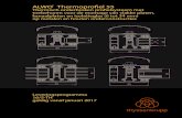 ALWO Thermopro˜el 55 - thyssenkrupp Plastics · 2017-07-20 · ALWO®-Thermoprofiel 5516 – voor de montage van kanaalplaten 16 mm rastermaat plaatbreedte + 25 mm Product Omschrijving