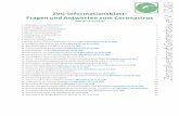 ZVG-Informationsblatt: Fragen und Antworten zum Coronavirus · 4/15/2020  · verlegen. Hier könnten dann entsprechende Sommer- oder Herbstfeste für Kunden durchgeführt werden.