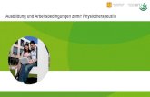 Ausbildung und Arbeitsbedingungen zum/r Physiotherapeut/in · 2018-10-19 · Deutschland (lt. Zahlen, Daten, Fakten Physio- Deutschland Stand 27.08.18) • 259 Schulen (2018) •