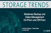 ModernesBackup und Daten-Management On-Premund Off-Prem › wp-content › uploads › 2018 › ... · ModernesBackup und Daten-Management On-Premund Off-Prem 15. Mai 2018 ... v3.0