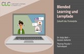 Blended Learning und Lernpfade ... 2020/03/19  · Die „7“ Erfolgfsfaktoren Didaktik und Konzeption –Blended Learning Modelle Zeitliche Taktung und Rituale Individualisierung