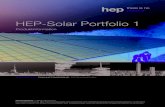 HEP-Solar Portfolio 1 - Fondsbörse Deutschland · 2019-12-18 · HEP-Solar Portfolio 1 Produktinformation Werbemitteilung /// Stand: Januar 2019 Eine Veröffentlichung der HEP Kapitalverwaltung