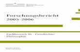Forschungsbericht 2005-2006 · 2018-02-01 · Forschungsbericht 2005-2006 Seite 7 2006 Nieswandt H.-H. 2006, 'Olympia in Münster - Eine Beschreibung der Einrichtungen für Sportler