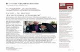 Bonner Querschnitte - Martin Bucer Seminar · Ich denke da zum Beispiel an das Dokument „Christliches Zeugnis in einer multireligiösen Welt“ von 2011, das der ÖRK, die WEA und