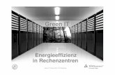Green IT - Gesellschaft für Informatik · 2018-09-17 · „Green IT“, Rainer Wirtz, TÜV Rheinland CO 2-Ausstoß in RZ ist so hoch wie im gesamten Flugverkehr Rechenzentren brauchen