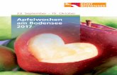 Apfelwochen am Bodensee 2017schwaebischer-bodensee.de/wp-content/uploads/2018/... · Ihr Liebster? Welcher kommt auf Omas Apfelkuchen? 9 Sonntag, 3. September 2017 Samstag, 23. September