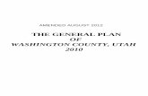 OF WASHINGTON COUNTY, UTAH 2010...amended august 2012 the general plan of washington county, utah 2010
