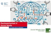 Rechtssicherheit in Social Media...Agenda I. Rechtliche Fallen und Abmahnrisiken bei der Nutzung von Social Media RA Dr. Mathias Schneider II. Verträge über Social Media – Typische