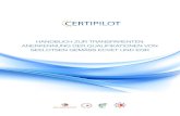 HANDBUCH ZUR TRANSPARENTEN ANERKENNUNG DER … · 2014-04-07 · Dieses Handbuch wurde erstellt, um eine transparente Anerkennung der Qualifi-kationen von Seepiloten gemäß ECVET