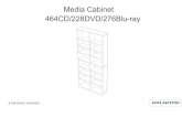 Media Cabinet 464CD/228DVD/276Blu-raycontent.etilize.com › Assembly-Instructions › 1020421098.pdf · 2015-10-13 · M rqu e la p osi c i ó f ó.pa re d con l á z 1. P c z ur