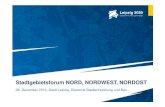 Präsentation Stadtgebietsforum Nord, Nordwest, Nordost · 2017-02-17 · Stadtgebietsforum NORD, NORDWEST, NORDOST 08. Dezember 2016, Stadt Leipzig, Dezernat Stadtentwicklung und