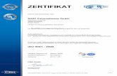 ZERTIFIKAT - BASF... · Anhang zum Zertifikat Registrier-Nr. 099501 QM08 BASF Polyurethanes GmbH Elastogranstraße 60 49448 Lemförde Deutschland S Dieser Anhang (Stand: 2012-08-07)