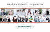 Handbuch Städte-Cup | Regional-Cup - JUGEND GRÜNDET · listen für die Planung der Veranstaltung zu finden. „Jugend gründet“ stellt den Kontakt zu den Schulen her, die sich