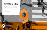 German UPA - Mitgliederversammlung 2018 NEU · 2020-02-19 · Hamburg (8.-11. September 2019) • Vorbereitung der Konferenz in Magdeburg (6.-9. September 2020) • Unterstützung