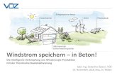Windstrom speichern in Beton! · 2018-12-10 · Sebastian Spaun 1 Gebäude verschlingen 38 % des End-Energiebedarfs Quelle: eurostat 33,3%2014 Energieverbrauch in der EU 2014 Haushalte