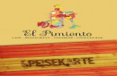 Hochzeiten, Familienfeiern und Firmenevents - El Pimientoel-pimiento.de › wp-content › uploads › 2019 › 12 › ... · 22 Sopa de Pimiento 4,90 Paprikasuppe, auf Wunsch auch
