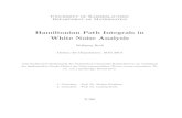 Hamiltonian Path Integrals in White Noise Analysis › frontdoor › deliver › ... · PDF file Here also problems as measurability are concerned. Hamiltonian Path Integrals As an