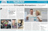 Wir im Stauferland SANITÄTSHAUS NONNENGÄSSER DONZDORF ...€¦ · Orthesen und Prothesen für Kinder sind die Spezialgebiete (links). Einzigartig in dieser Form in Deutsch-land