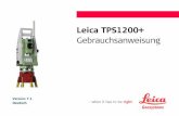 Leica TPS1200+ › ... › TPS_1200+ › de › TPS1200+_User_de.pdf · 2016-03-16 · Systembeschreibung TPS1200+ 11 Komponenten Beschreibung TPS1200+ • ein Instrument zur Messung,
