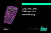 Leica RX1200 - ETH Zwebarchiv.ethz.ch › ... › tps1200 › RX1200_User_de.pdfEs können maximal drei Systemsprachen gleichzeitig gespeichert werden - Englisch und zwei andere Sprachen.