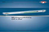 Montageanleitung GfS e-Bar › fileadmin › downloads › pdf › ... · 2014-12-09 · GfS – Gesellschaft für Sicherheitstechnik mbH · Tempowerkring 15 · 21079 Hamburg Tel.