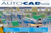 Mit 3D-Modellen Kosten und Zeit sparen - AUTOCAD Magazin · 2019-05-14 · 7/16 Oktober/November 29. Jahrgang D, A, CH: 14,80 Euro ISSN-0934-1749 Eine Publikation der WIN-Verlag GmbH