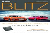 Blitz Nr. 33 - Auto Wyder · 1998 100 Jahre Auto Wyder Sursee, ISO-Zertiﬁ zierung 9001:2000 2006 Übernahme der Kia-Vertretung als Zweitmarke 2007 Zusätzliche Umweltzertiﬁ zierung