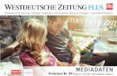 MEDIADATEN - WZ.de · 2020-06-10 · Inhaltsverzeichnis Print und Crossmedia Ausbildungsportal (azubistartpunkt.de) 36 Bannergestaltung 27 Content Marketing 28, 29 Datingportal (wz-schatzsuche.de)