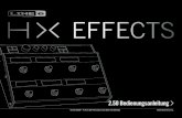 Line 6 HX Effects Owner’s Manual - Rev.A, German...che beliebte Effekte des Line 6 DL4 , DM4 , MM4 , FM4 , M13®, M9® und M5®. Speicher Ein Speicher (Preset) enthält mehrere Blöcke.