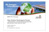 Wir bewegen Innovationen - Horizon 2020: Horizon 2020 · 2017-08-21 · 22.10.2015 Das Participant Portal Internetplattform der EU mit Informationen zu Horizont 2020 und anderen Förderprogrammen