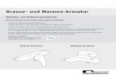 Brause- und Wannen-Armatur Kartusche mit ... · Sanitop-Wingenroth GmbH & Co. KG Katzheide 21–25 48231 Warendorf Fon 02581/788-0 Fax 02581/788-160 Brause-Armatur Wannen-Armatur
