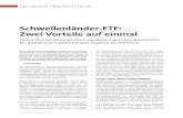 Schwellenländer-ETF: Zwei Vorteile auf einmal · sche-Bank-Tocher DB X-Trackers, der Nummer 3 im Markt, institutionelle Kunden betreut, weist darauf hin, dass es bei Schwellenländer-ETF
