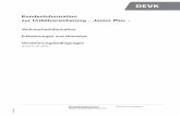Kundeninformation zur Unfallversicherung – Junior Plus · (AKiUB 2016 Fassung DEVK Stand 01.05.2016) 11 - 22 Allgemeiner Teil (B) 23 - 29