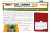 SPASS UND LERNEN OHNE MÜHE - Geopark Karawanken · 2015-06-01 · Workshops und Kurse für Kindergartenpädagogen und Lehrer, sowie Mentoren und Lehrer, die Lehrstunden in der Natur