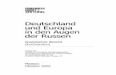 Deutschland und Europa in den Augen der Russenlibrary.fes.de › pdf-files › id › 01426001.pdf · 2002-11-11 · Kontext der außenpolitischen Tätigkeit (siehe Graphik 1). Die