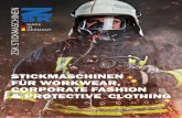 STICKMASCHINEN FÜR WORKWEAR, CORPORATE FASHION & … · 2019-11-13 · fÜr workwear, corporate fashion & protective clothing. zsk stickmaschinen - stickmaschinen made in germany.